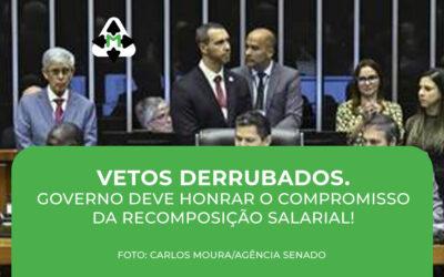 Vetos caíram. Agora é hora de o Governo de Minas cumprir a palavra e garantir a recomposição salarial