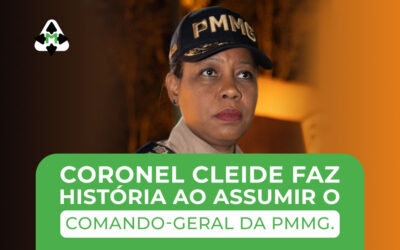 Coronel Cleide faz história ao assumir o comando-geral da PMMG