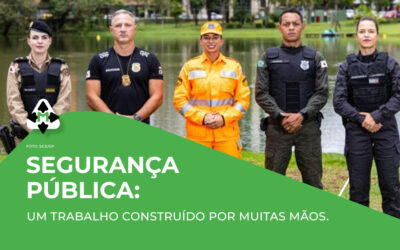 Segurança pública: um trabalho construído por muitas mãos