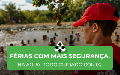 Férias com mais segurança. Na água todo cuidado conta.